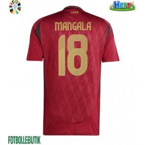 Belgien Orel Mangala #18 Hemmatröja EM 2024 Kortärmad
